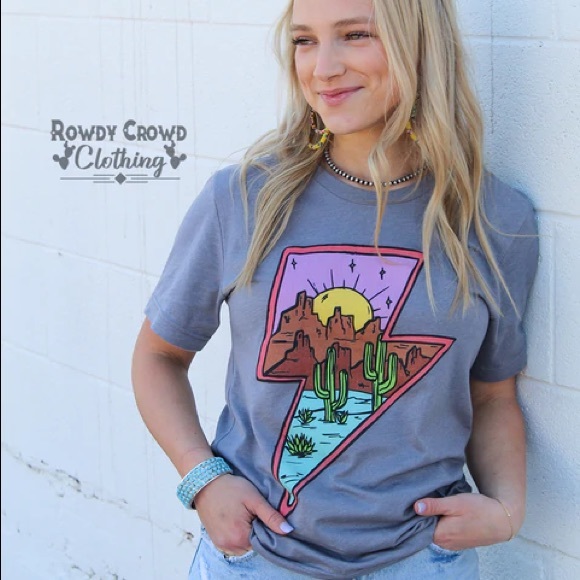 Bisbee Bolt Graphic Tee - Picture 5 of 5